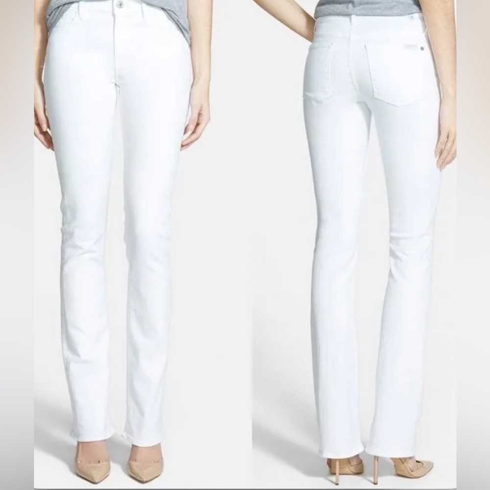 7 FOR ALL MANKIND The Skinny Bootcut in White
